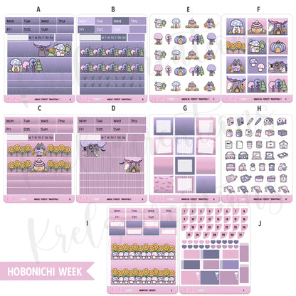 Magic Forest "Nightfall" | Hobonichi week