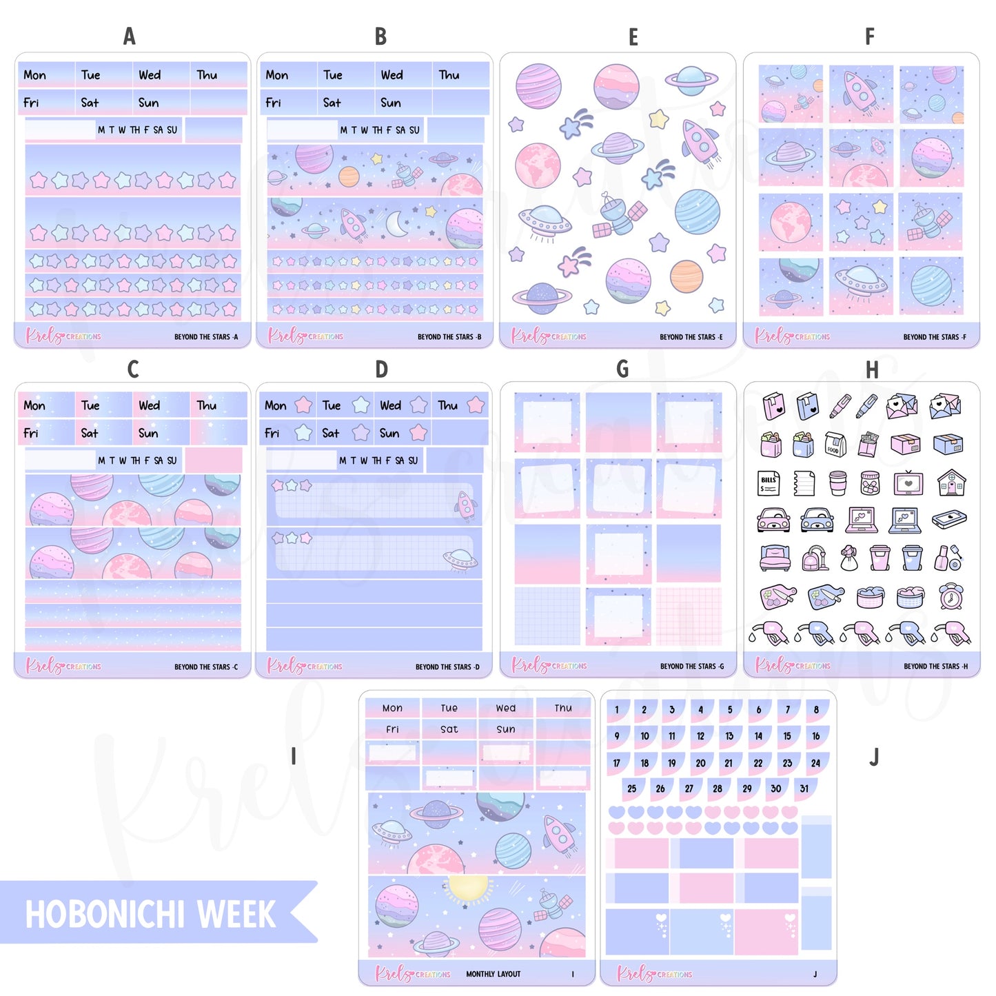 Beyond the stars | Hobonichi week