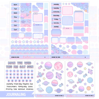 Beyond the star | Journaling sticker