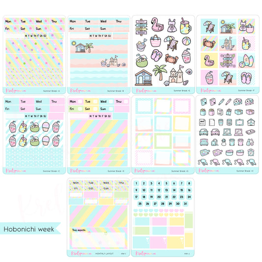 Summer Break | Hobonichi week