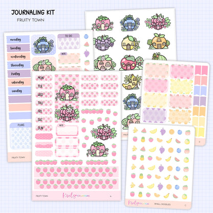 Fruity Town | Journaling sticker