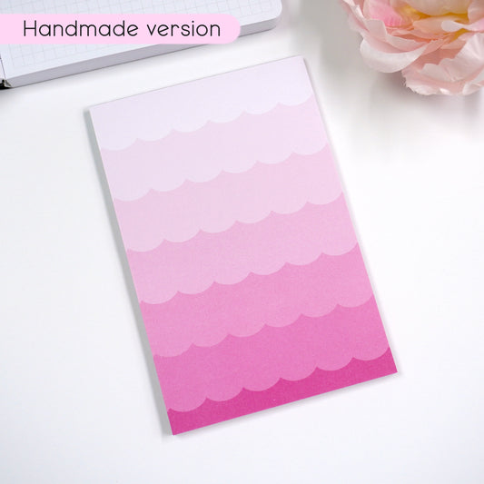 Notepad | Pink Scallop (Handmade Version)