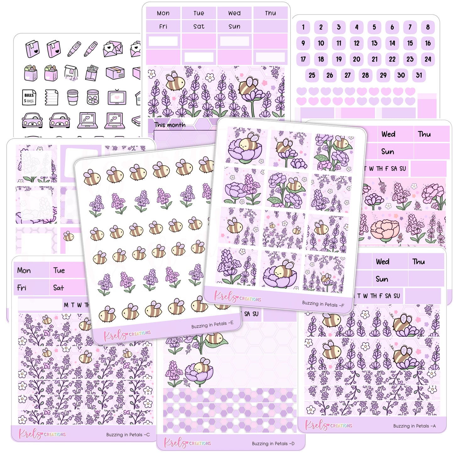 Buzzing in Petals | Hobonichi week