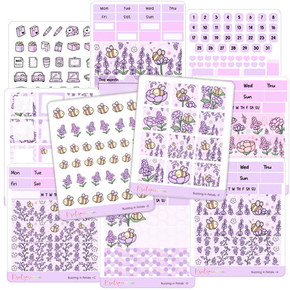 Buzzing in Petals | Hobonichi week