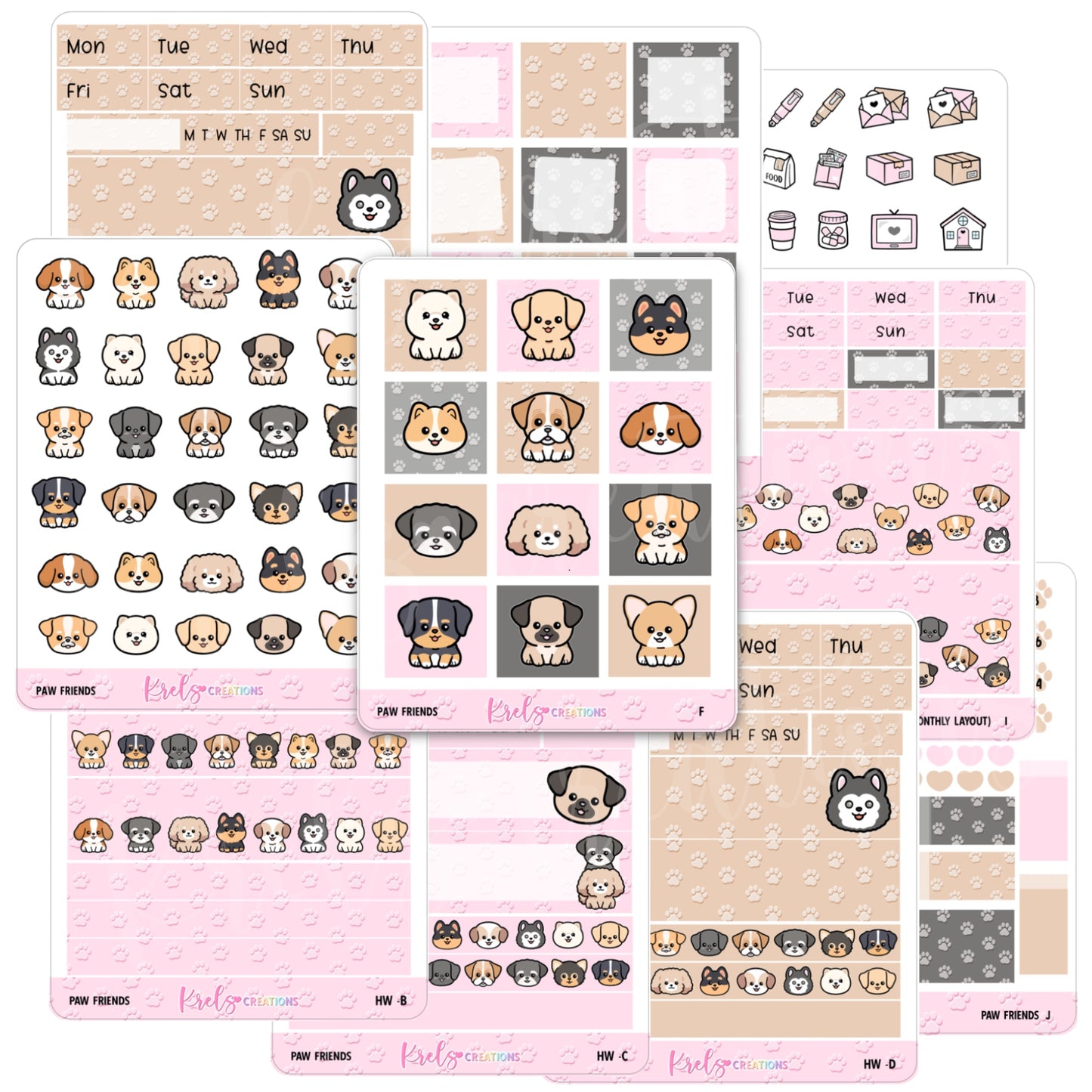 Paw Friends | Hobonichi week