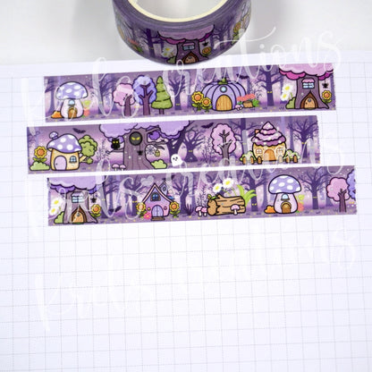 Magic Forest "Nightfall" | Silver foil | 15mm washi tape (Limit of 1 per person)
