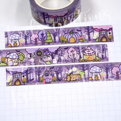 Magic Forest "Nightfall" | Silver foil | 15mm washi tape (Limit of 1 per person)