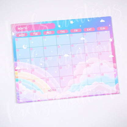 Calendar Notepad | Rainbow