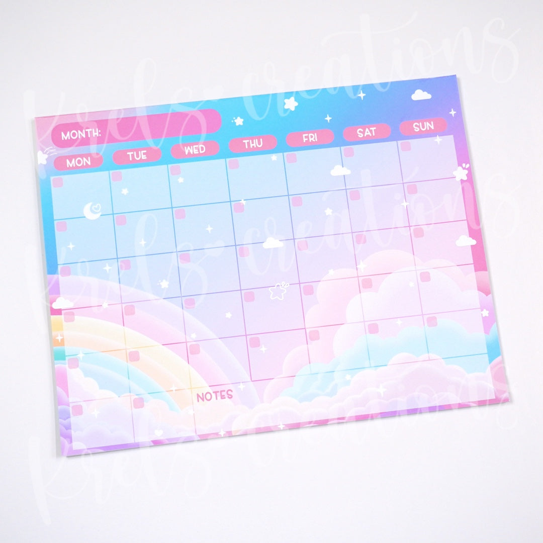 Calendar Notepad | Rainbow