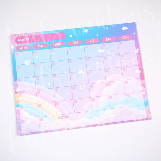 Calendar Notepad | Rainbow
