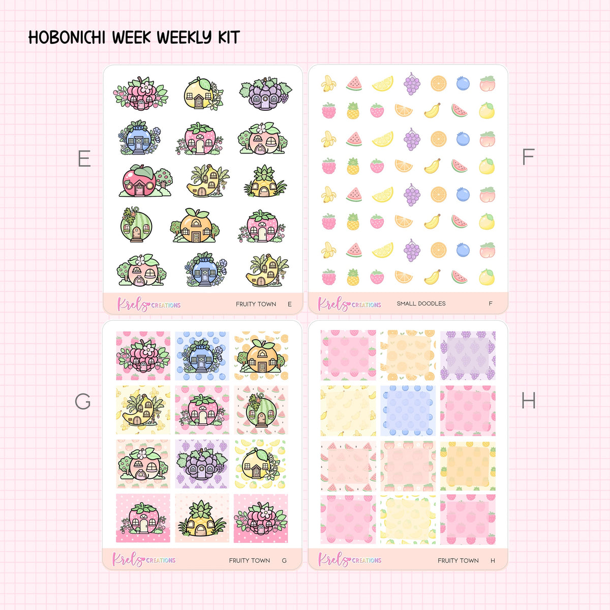Fruity Town | Hobonichi Week
