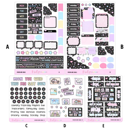 Vision and Goals | Journaling sticker