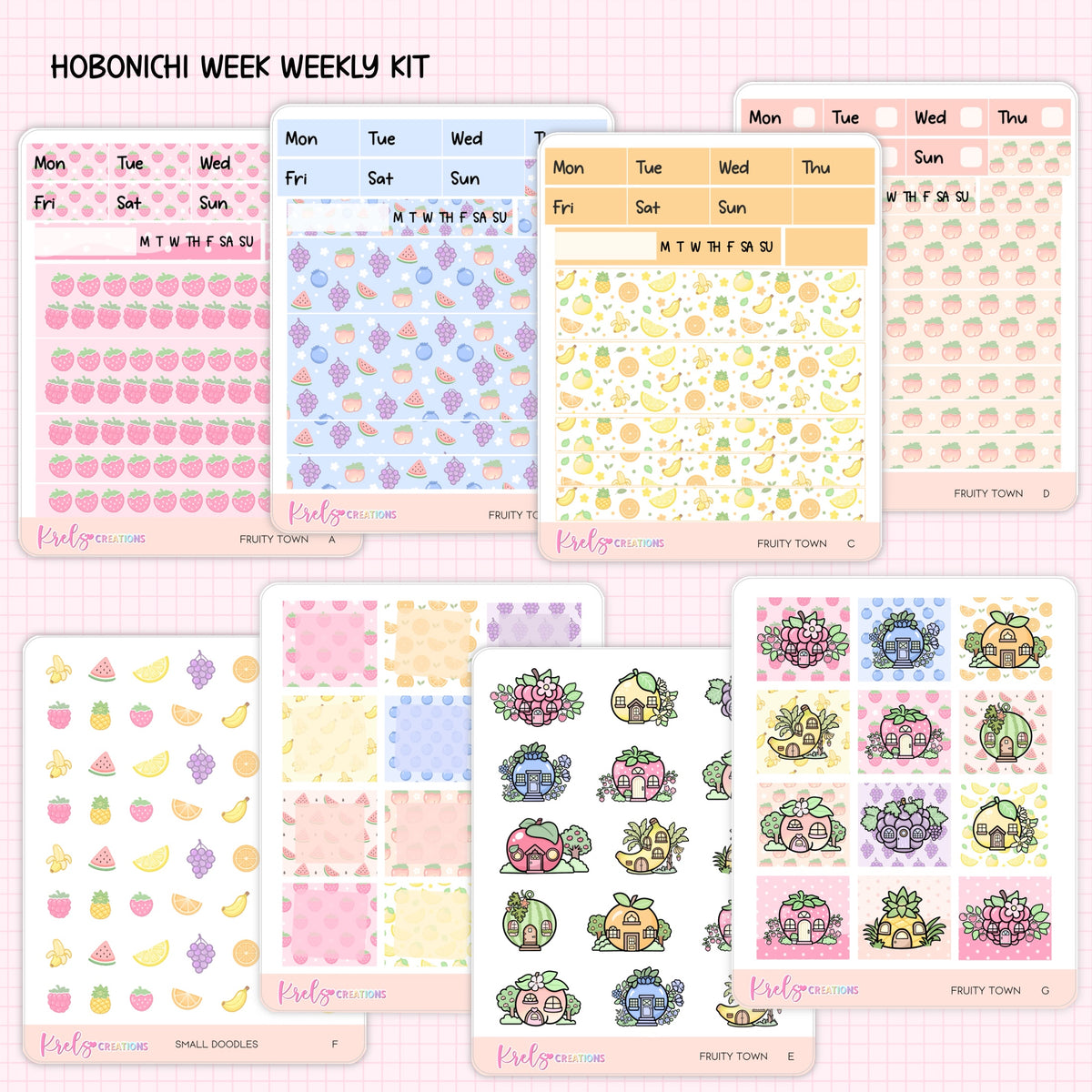 Fruity Town | Hobonichi Week