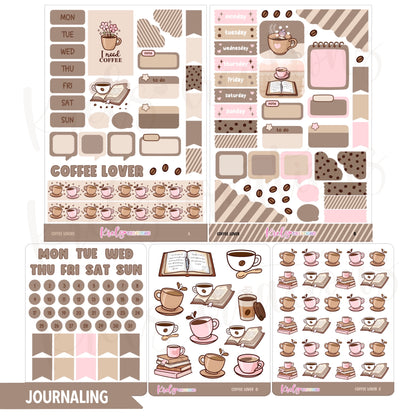 Coffee lover | Journaling sticker