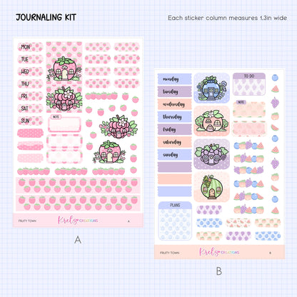 Fruity Town | Journaling sticker