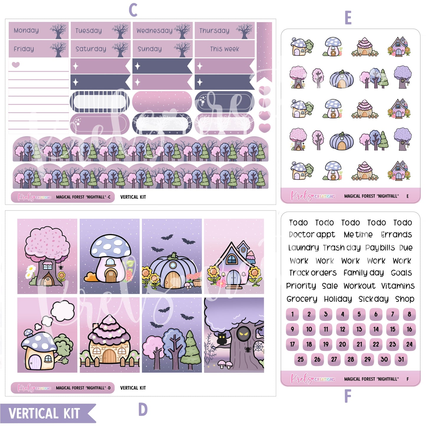 Magical Forest "Nightfall" | Choose a kit