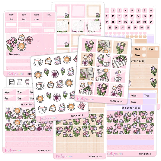 Tulips & Tea 2 | Hobonichi week