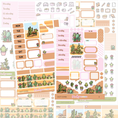 Cacti coves | Journaling sticker