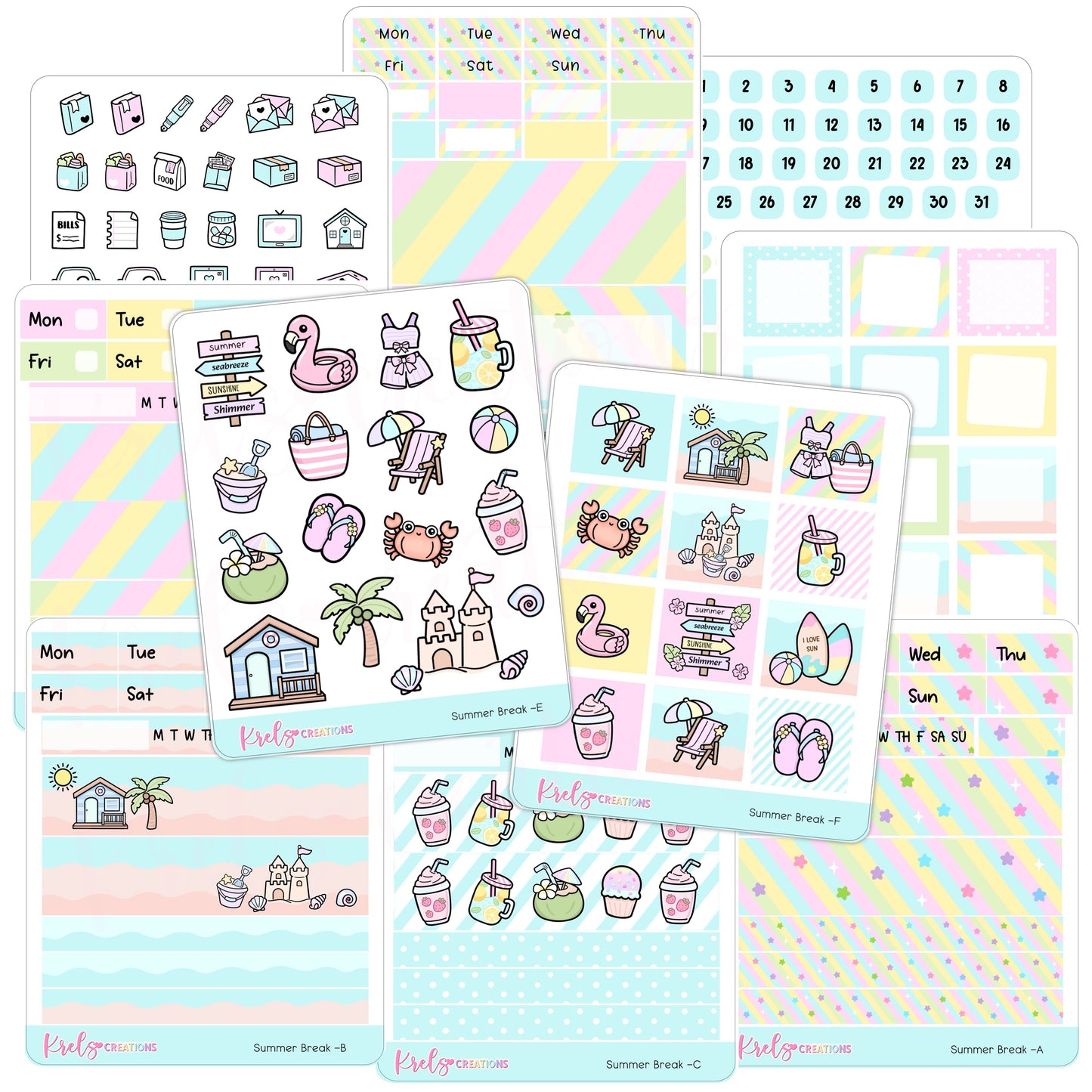 Summer Break | Hobonichi week