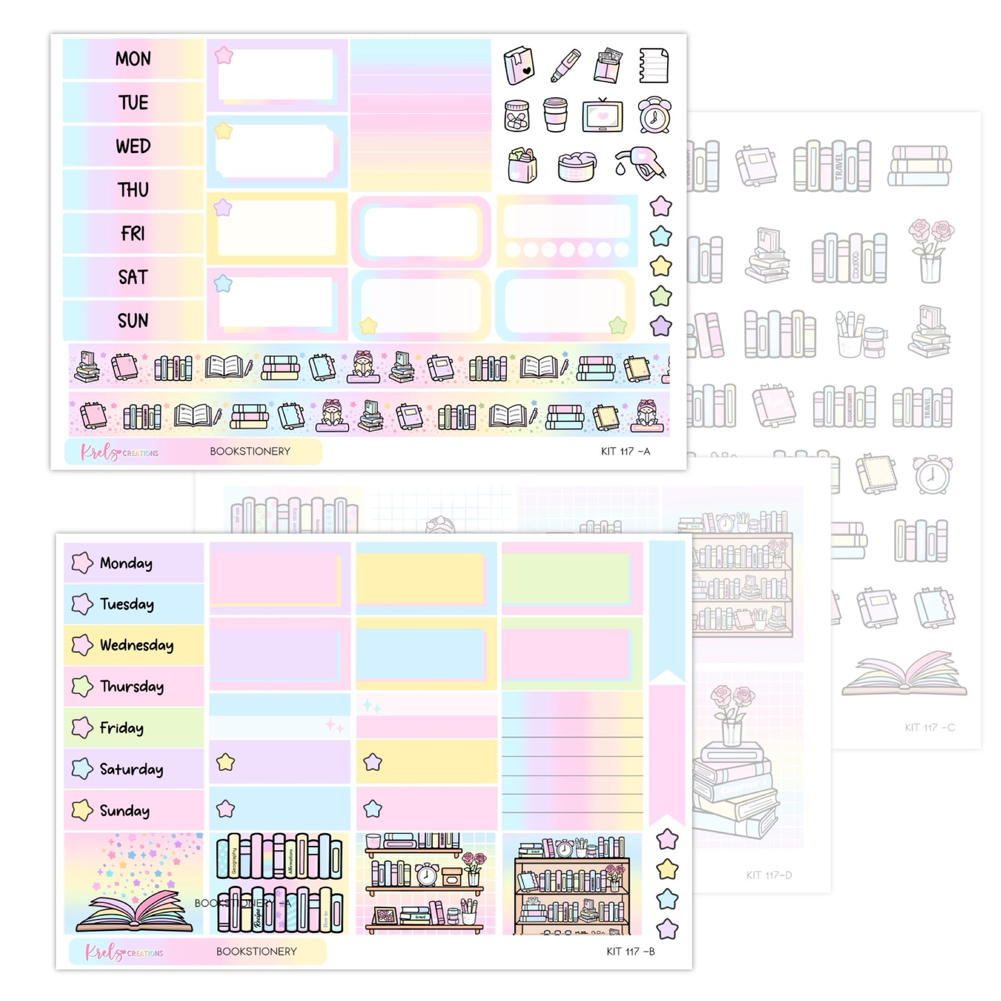 KIT117 | BOOKSTIONERY | Vertical Kit