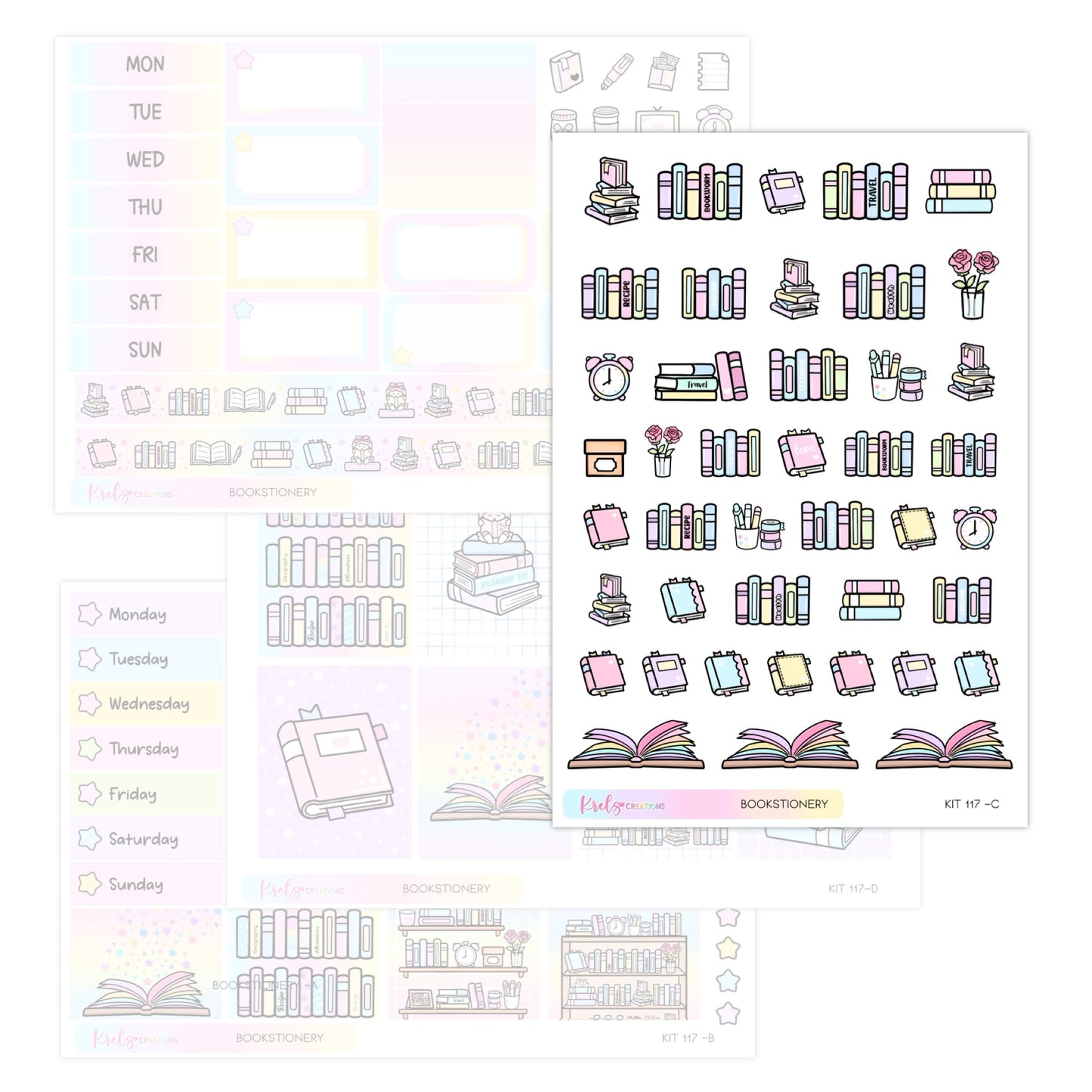 KIT117 | BOOKSTIONERY | Vertical Kit