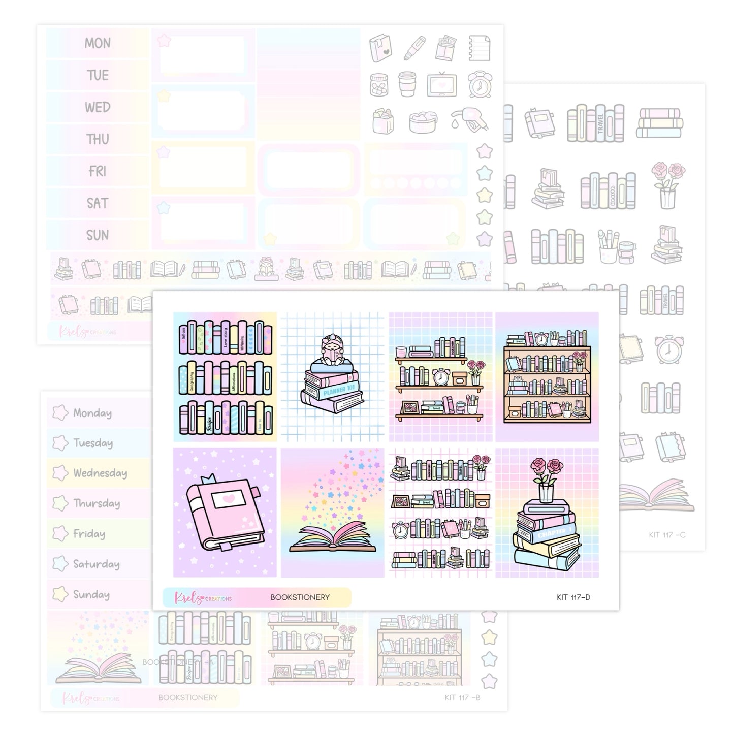 KIT117 | BOOKSTIONERY | Vertical Kit