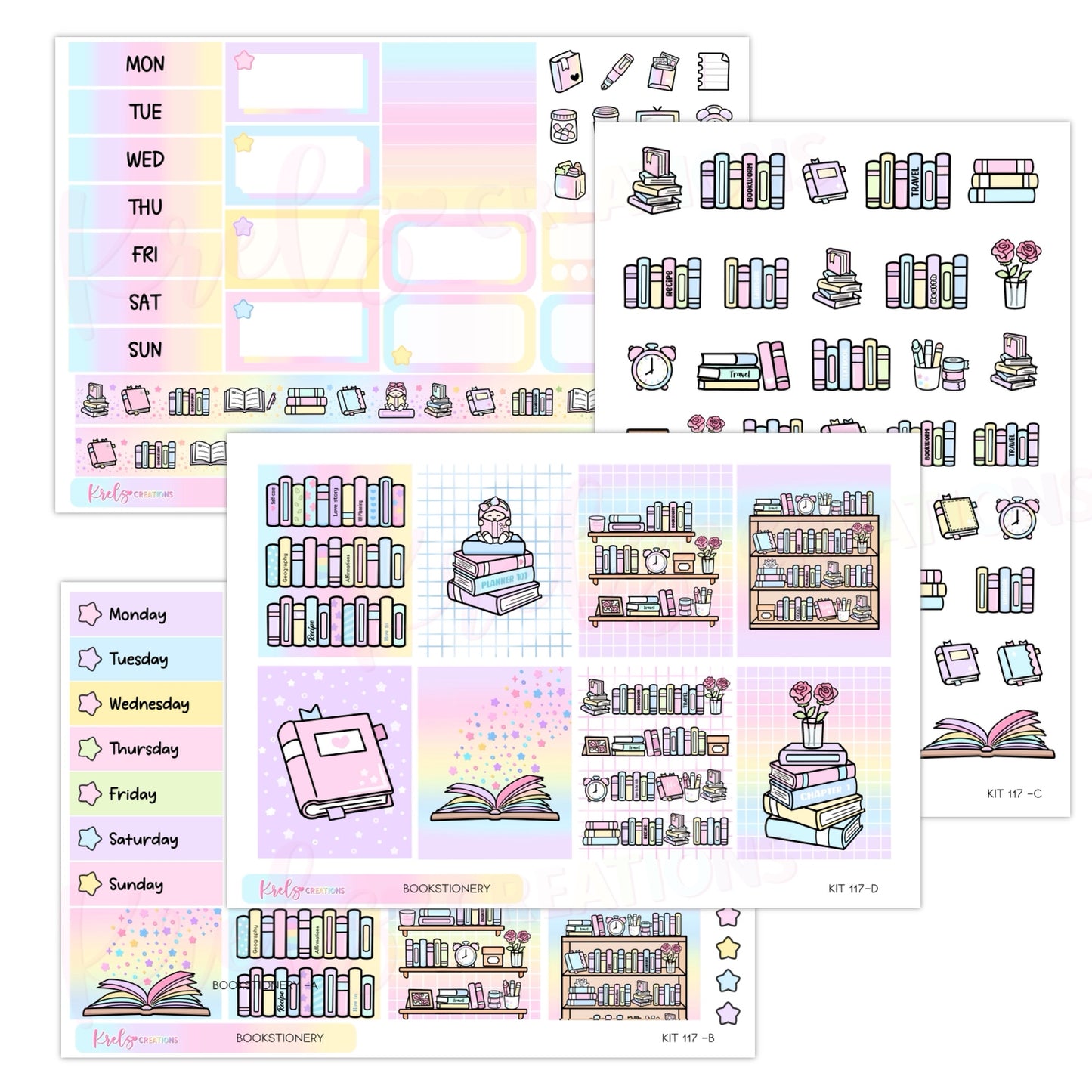 KIT117 | BOOKSTIONERY | Vertical Kit