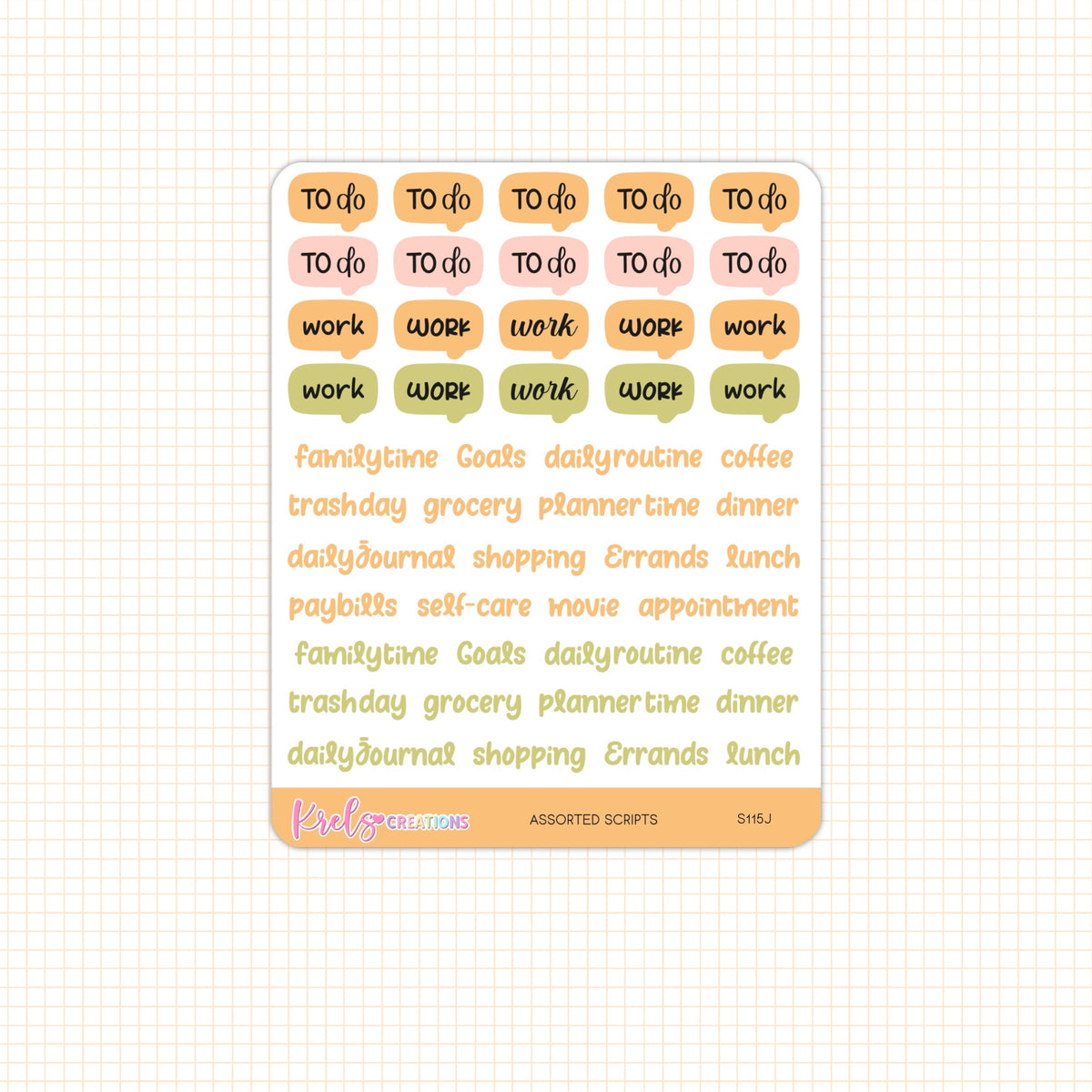 Cozy Days Assorted Scripts