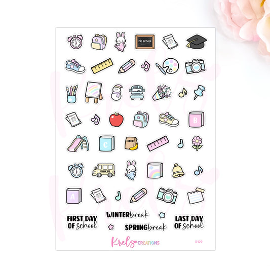 D129 | Back To School Stickers