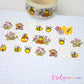 Bee happy | Silver foil | 15mm washi tape