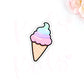 Ice cream Die-cut sticker