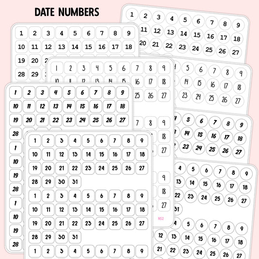 Date Numbers