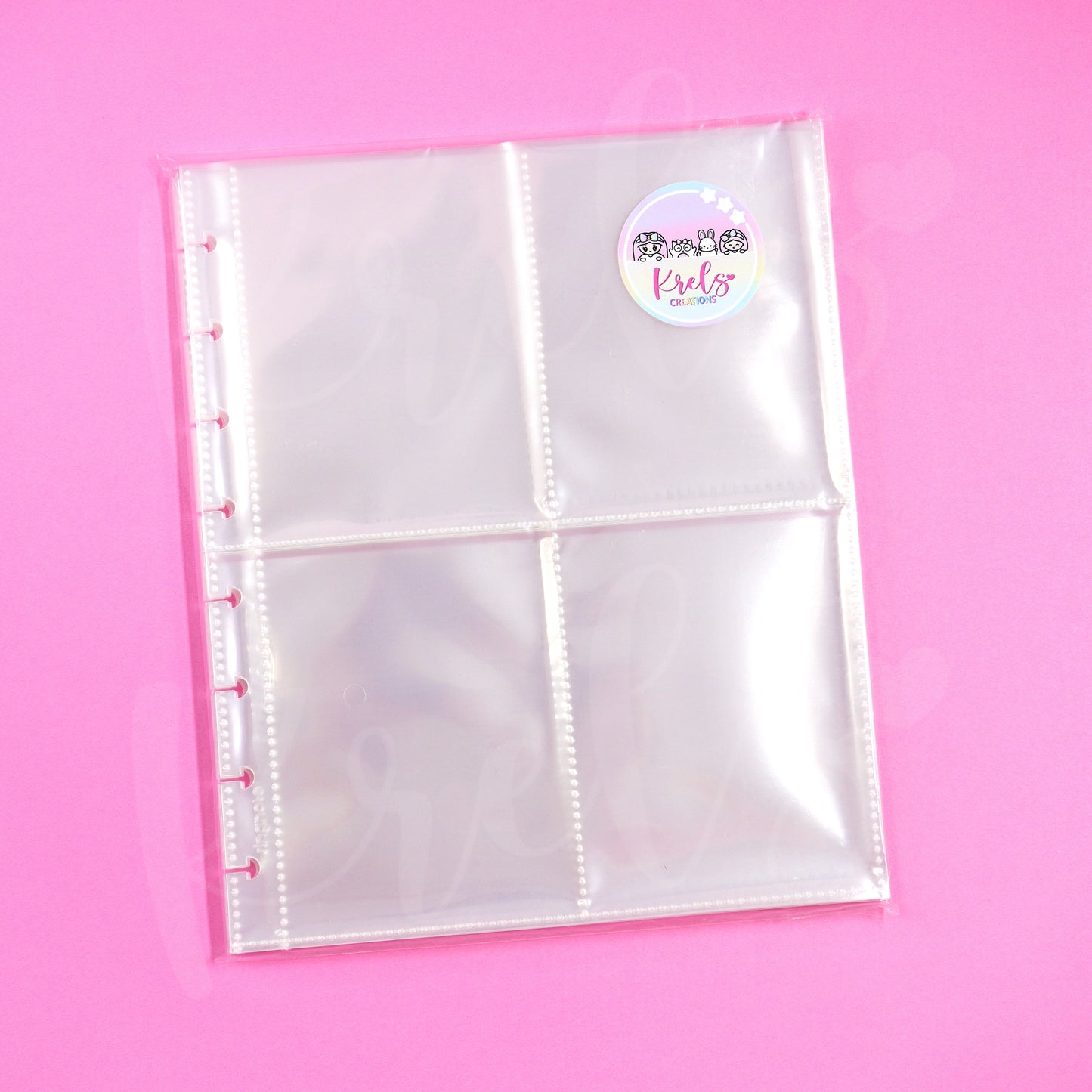 Refill Sheets for Disc Album | 4-pockets