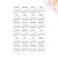 D08 | 2024 Mini Calendars | Pastel color