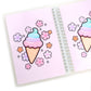 Reusable Sticker Book | Sakura ice cream