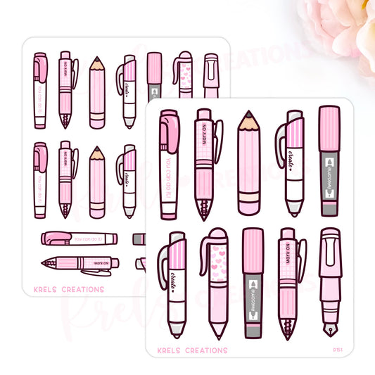 D151 | Pen lover (Pink pens)