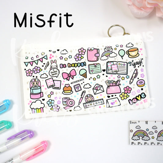 " MISFIT" Pouch | Love doodles