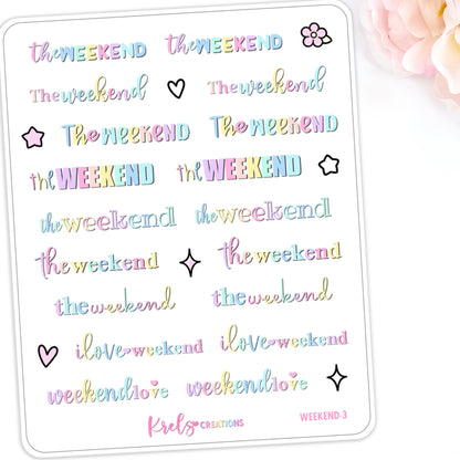 Weekend Scripts | #3 | Pastel color