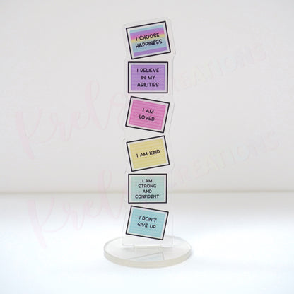 Acrylic Washi Stand | Affirmations