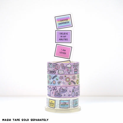 Acrylic Washi Stand | Affirmations