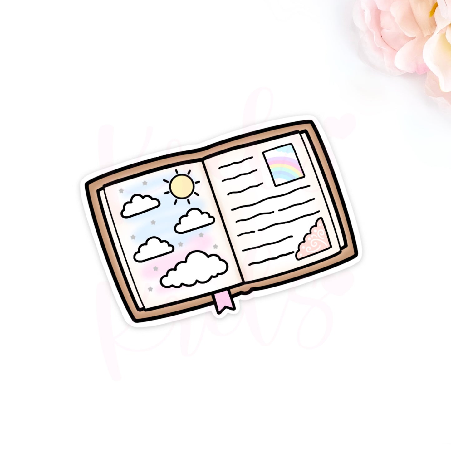 Planner book Die-cut sticker