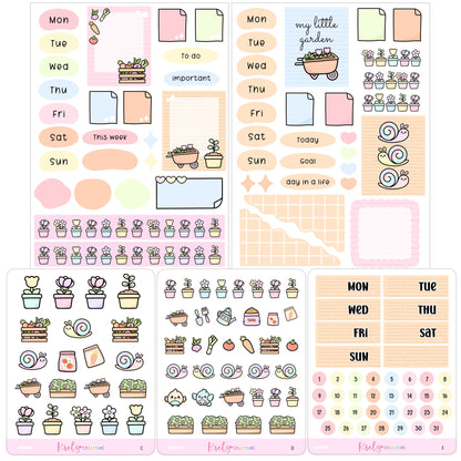Garden | Journaling sticker