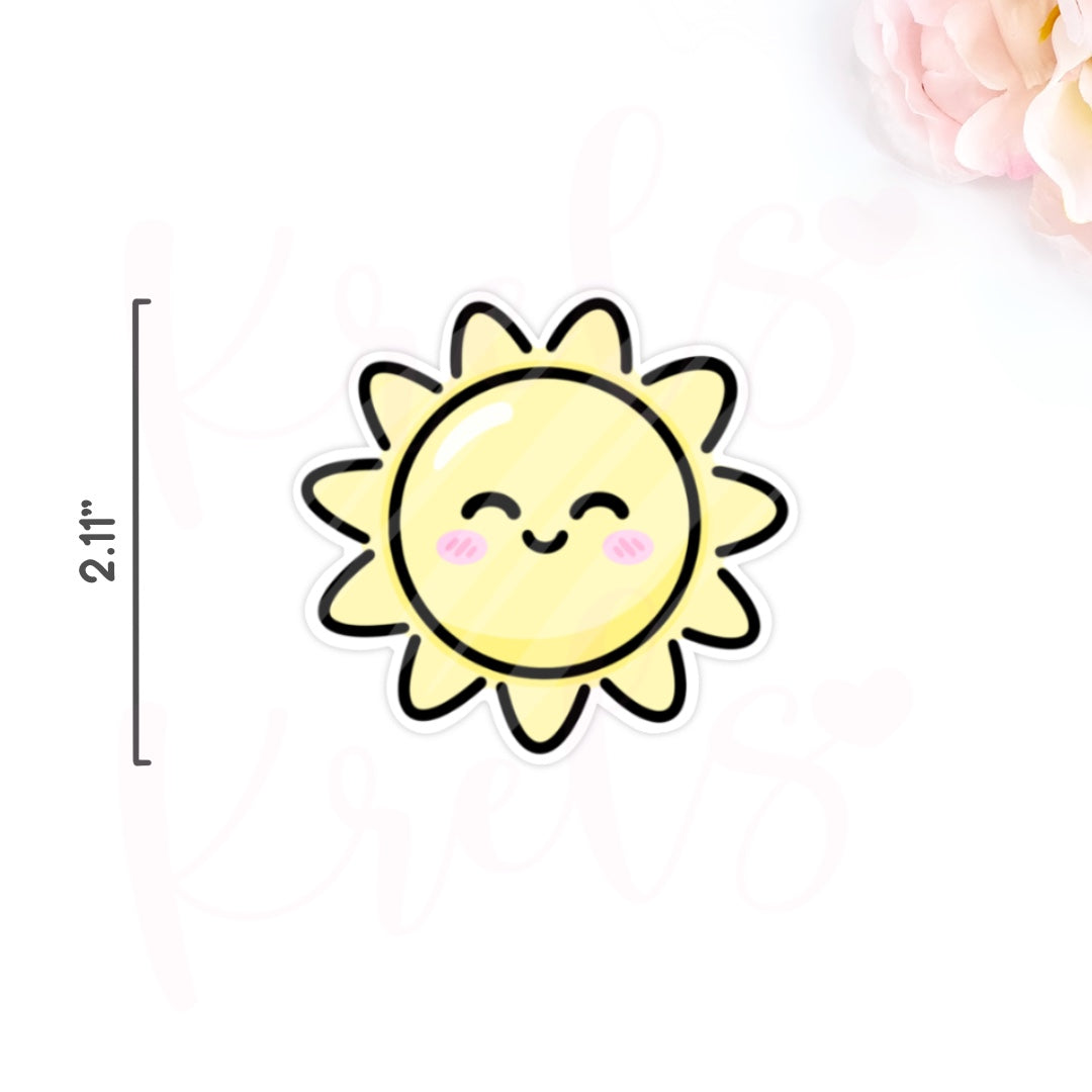 Smiley Sun | Die-cut sticker