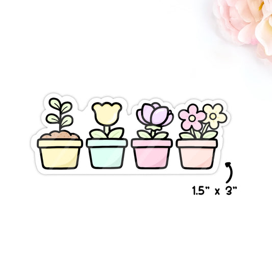 Flower pot | Die-cutsticker