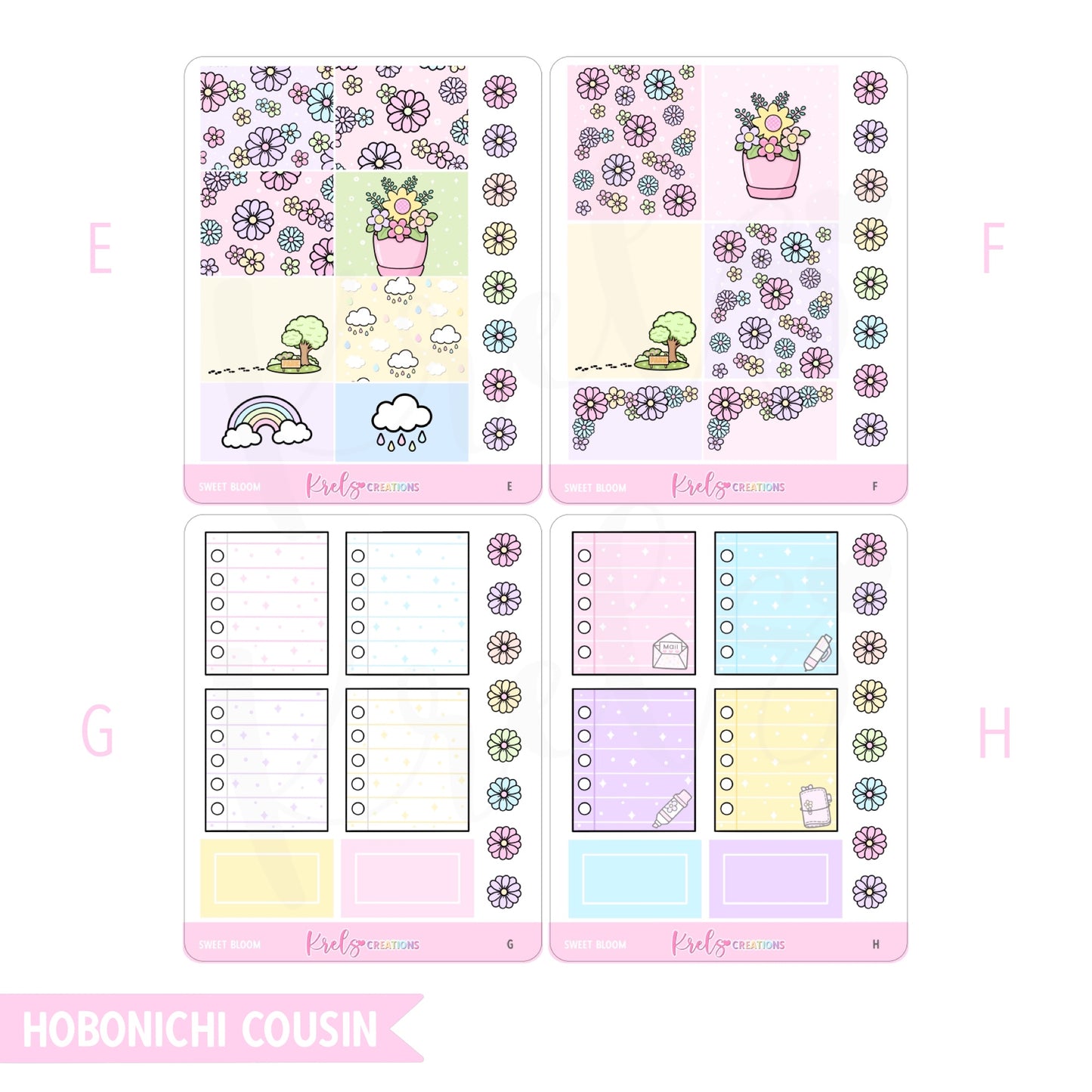 Sweet Bloom | Hobonichi cousin