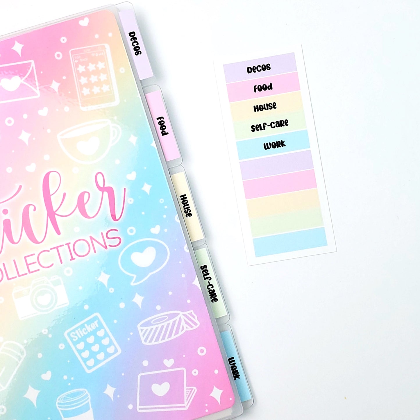 Divider for Reusable Sticker Book (5x7)