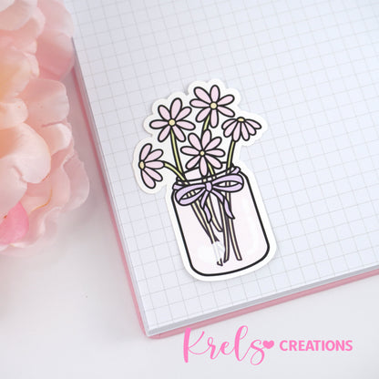 Flower vase | Die-cut sticker