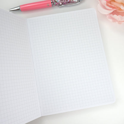 B6 Grid Notebook | PINK