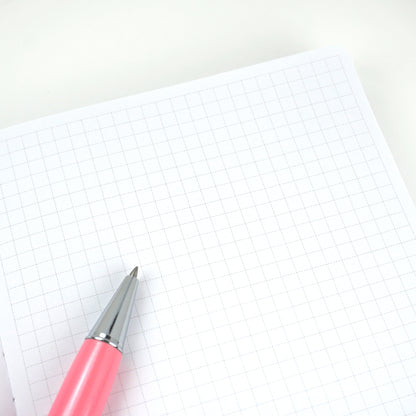 B6 Grid Notebook | PINK