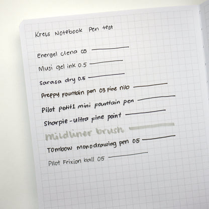 B6 Grid Notebook | PINK